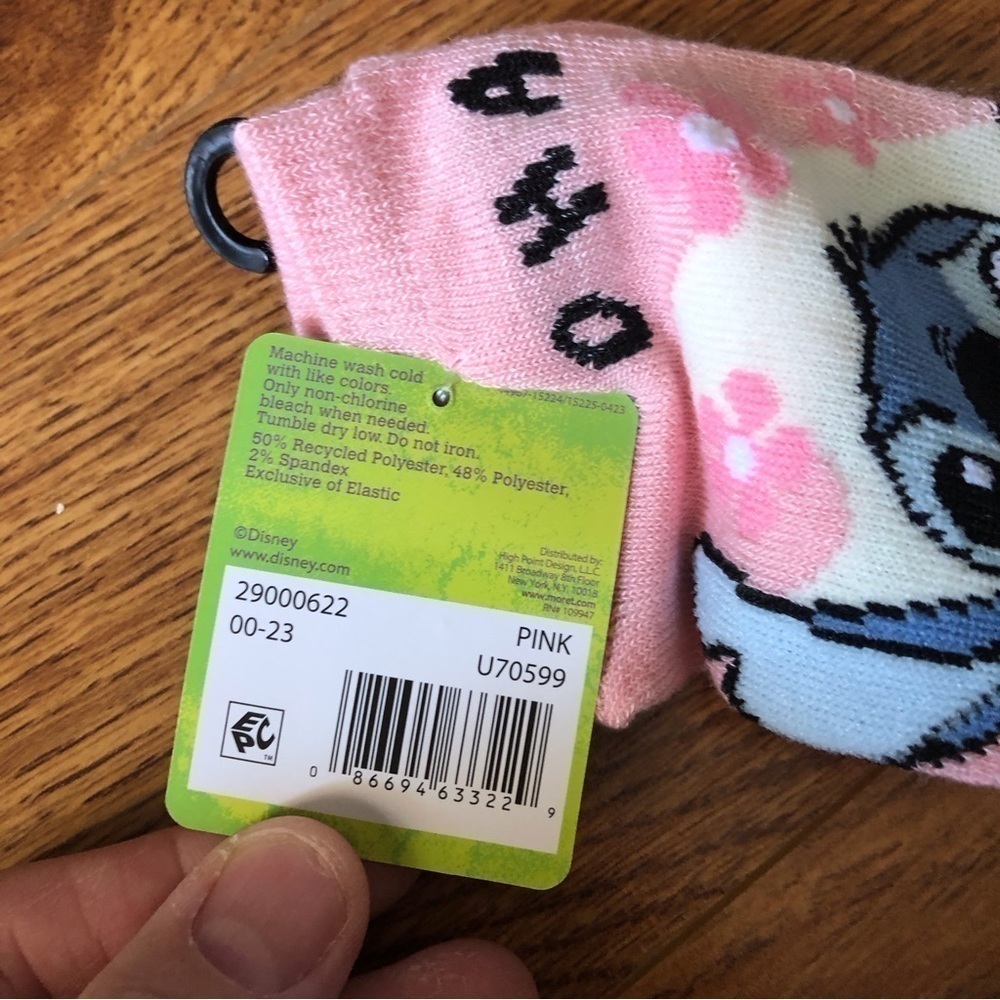 Disney Stitch No-Show Socks (size 4-10) - Picture 4 of 4